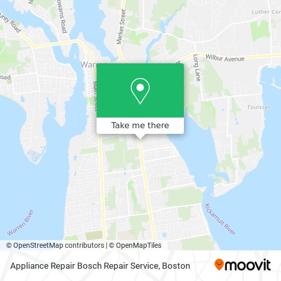 Mapa de Appliance Repair Bosch Repair Service