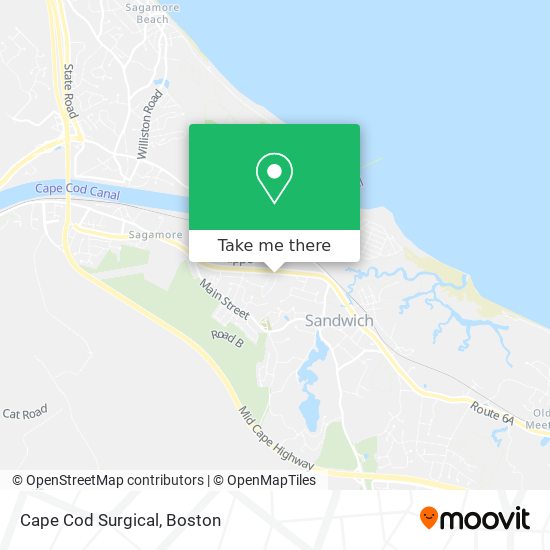 Cape Cod Surgical map