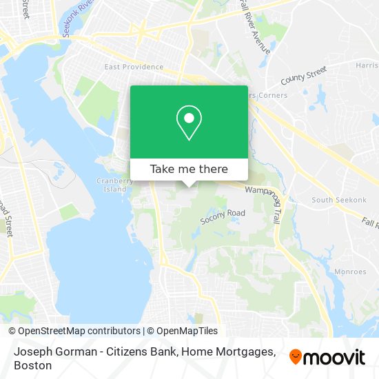Mapa de Joseph Gorman - Citizens Bank, Home Mortgages