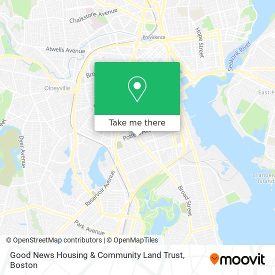 Good News Housing & Community Land Trust map