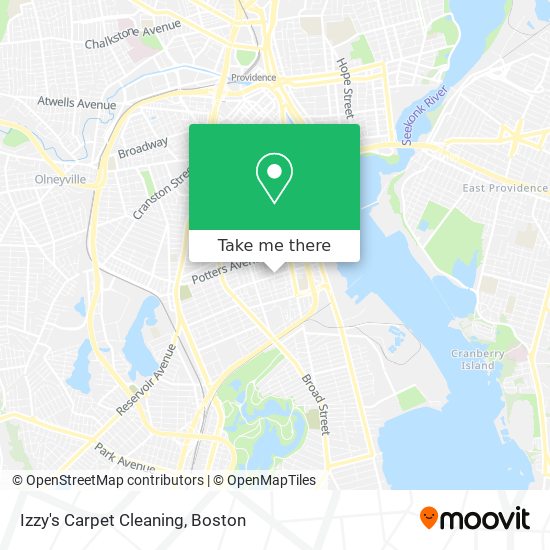 Izzy's Carpet Cleaning map