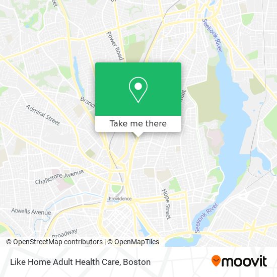 Mapa de Like Home Adult Health Care