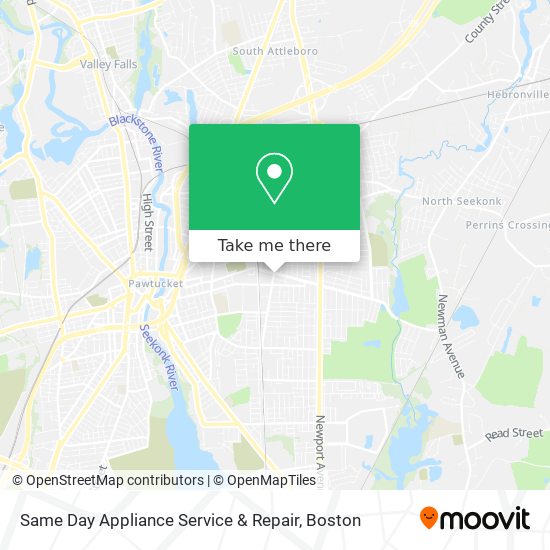 Mapa de Same Day Appliance Service & Repair