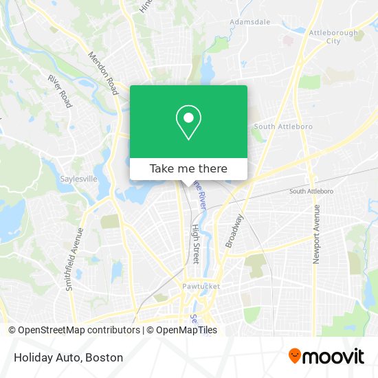 Holiday Auto map