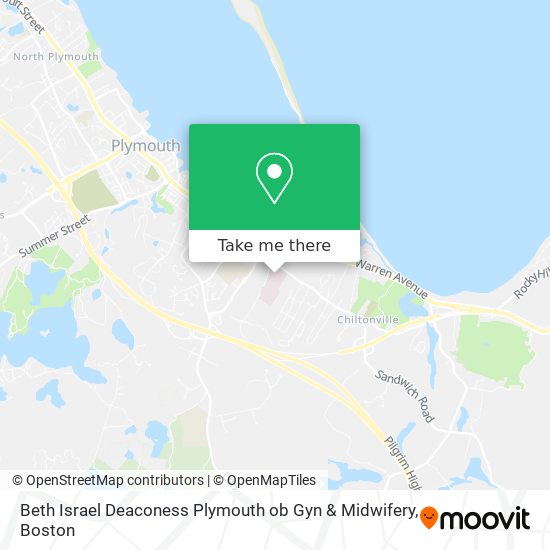 Mapa de Beth Israel Deaconess Plymouth ob Gyn & Midwifery