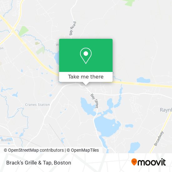 Mapa de Brack's Grille & Tap