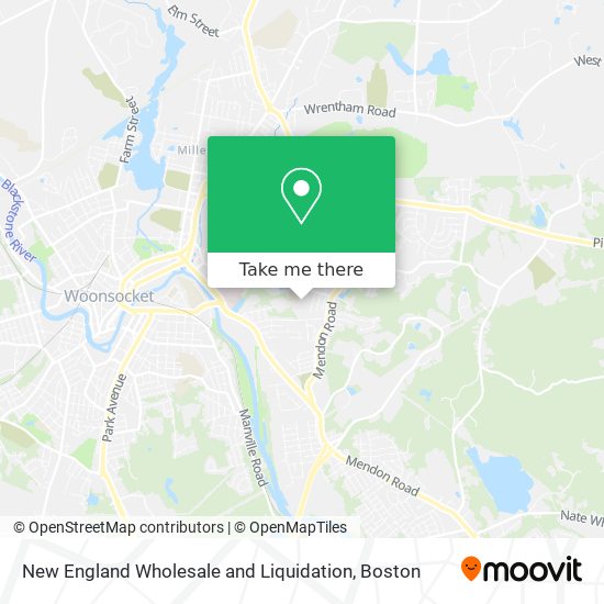 New England Wholesale and Liquidation map