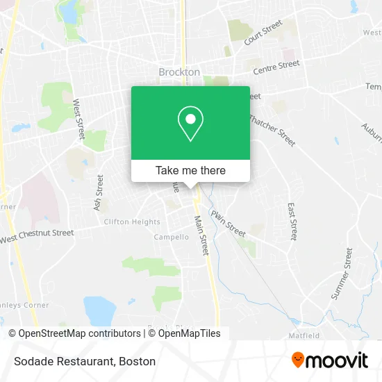 Sodade Restaurant map