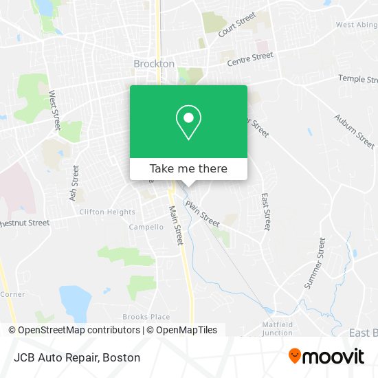 JCB Auto Repair map