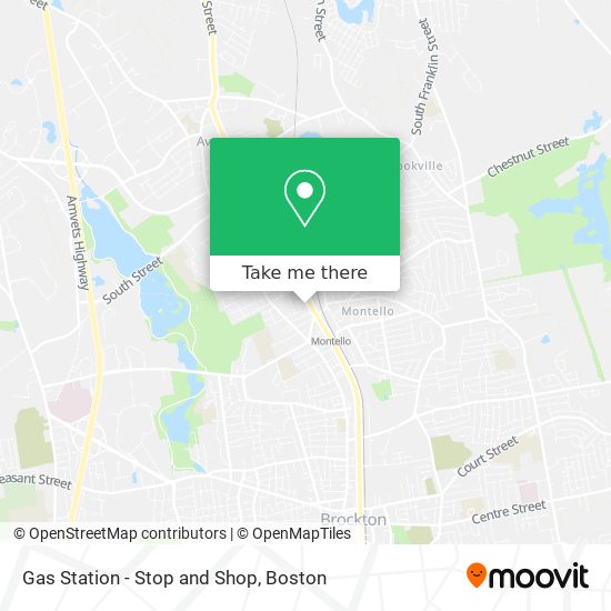 Gas Station - Stop and Shop map