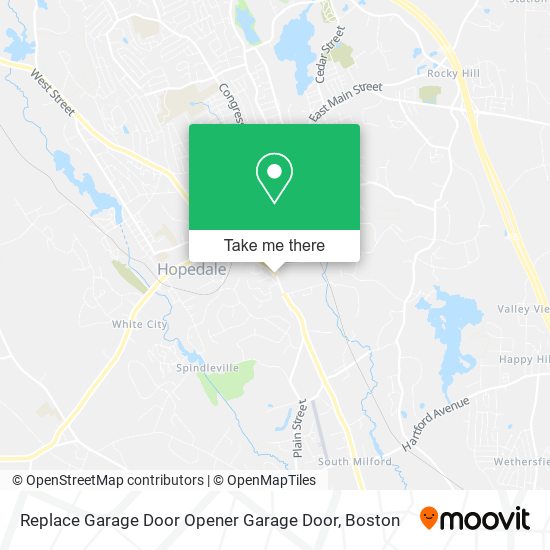 Mapa de Replace Garage Door Opener Garage Door