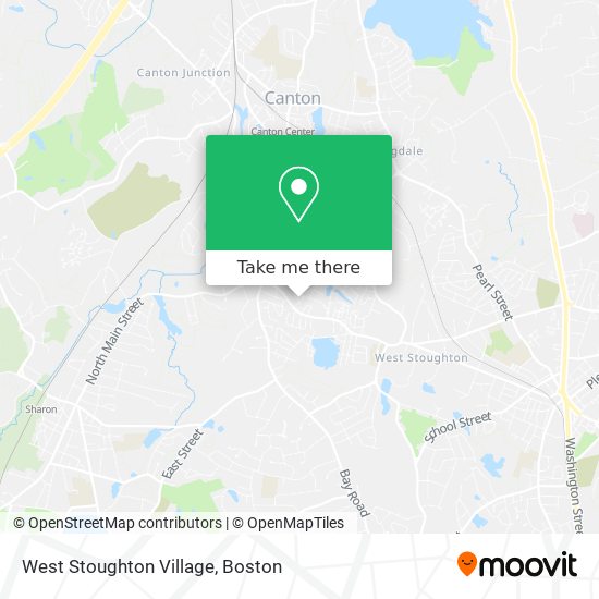 Mapa de West Stoughton Village