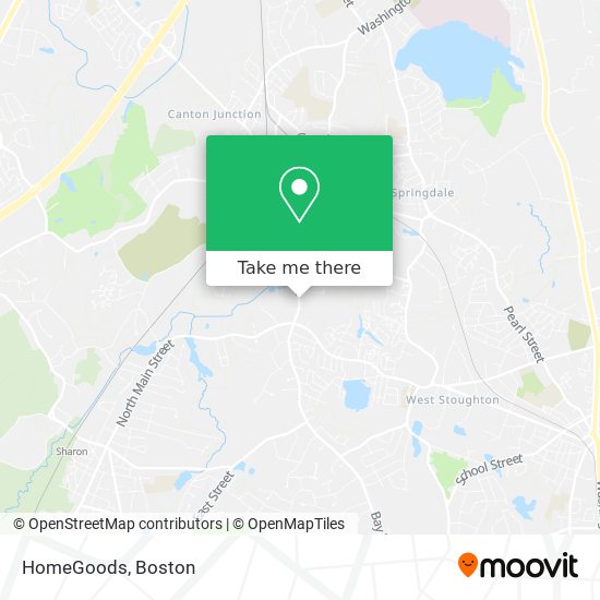 HomeGoods map