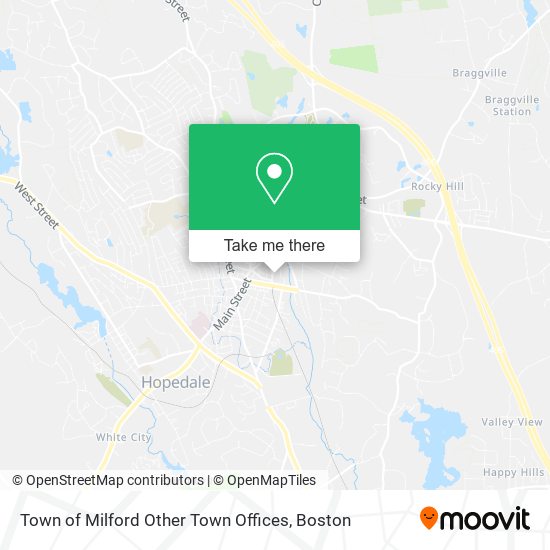 Town of Milford Other Town Offices map