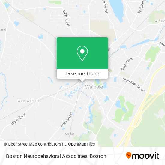 Boston Neurobehavioral Associates map