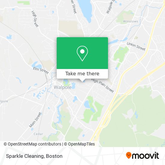 Sparkle Cleaning map