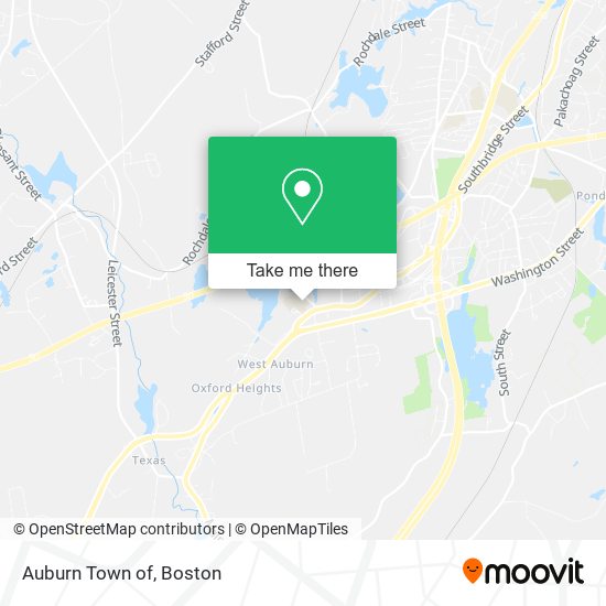 Mapa de Auburn Town of