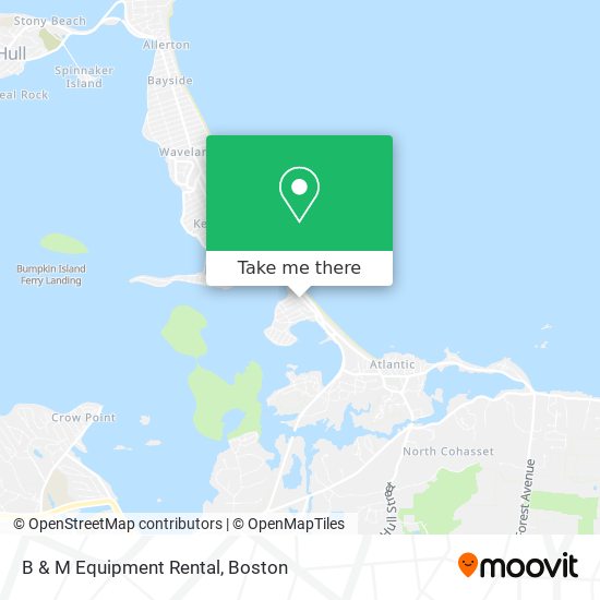 B & M Equipment Rental map