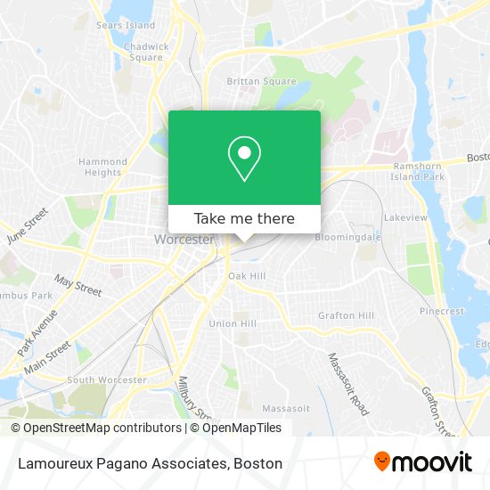 Lamoureux Pagano Associates map