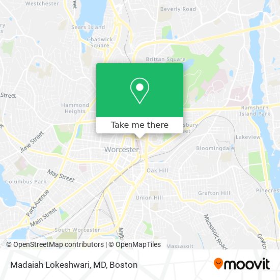Madaiah Lokeshwari, MD map