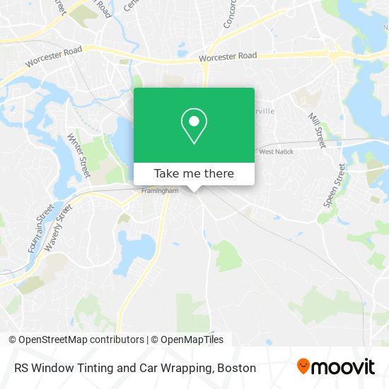 RS Window Tinting and Car Wrapping map