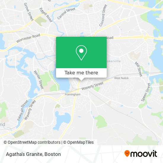 Agatha's Granite map