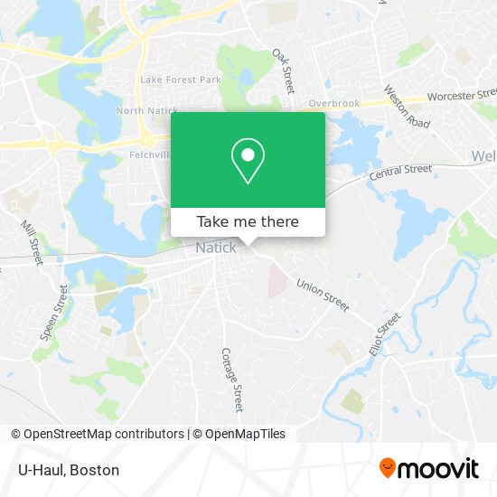 U-Haul map