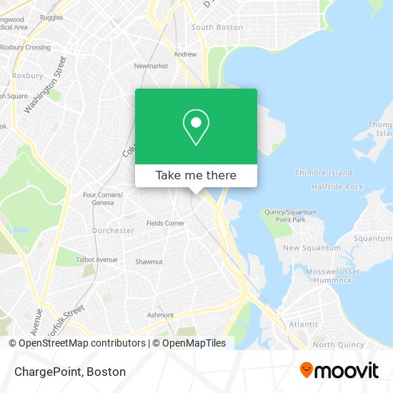 Mapa de ChargePoint