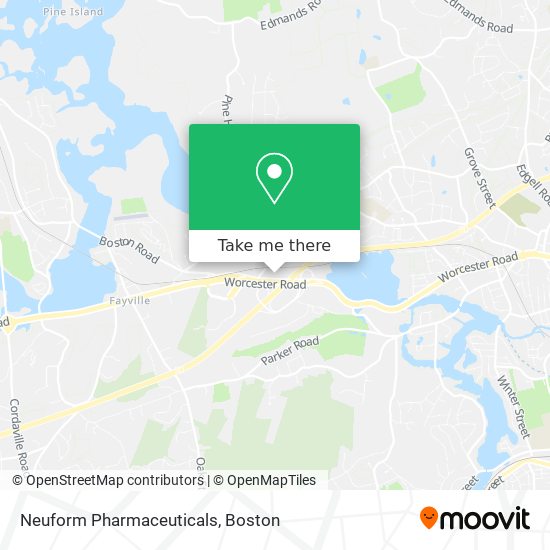 Neuform Pharmaceuticals map