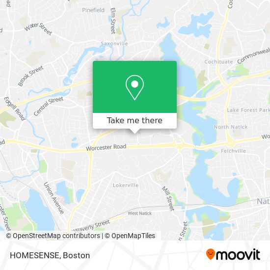 HOMESENSE map