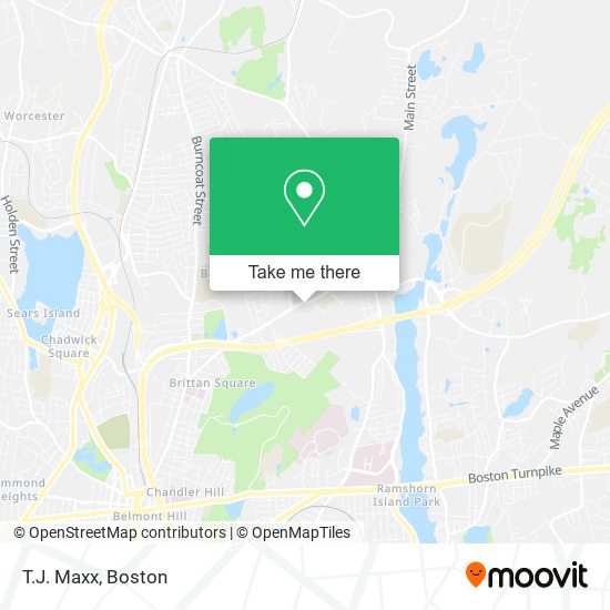 T.J. Maxx map