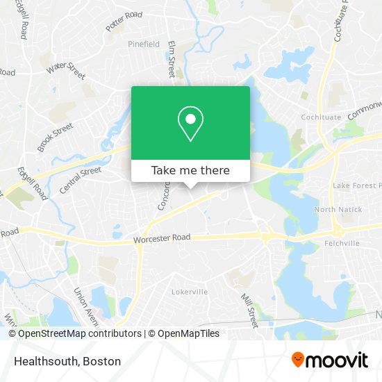 Healthsouth map