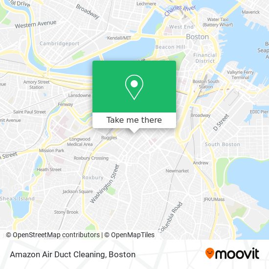 Amazon Air Duct Cleaning map