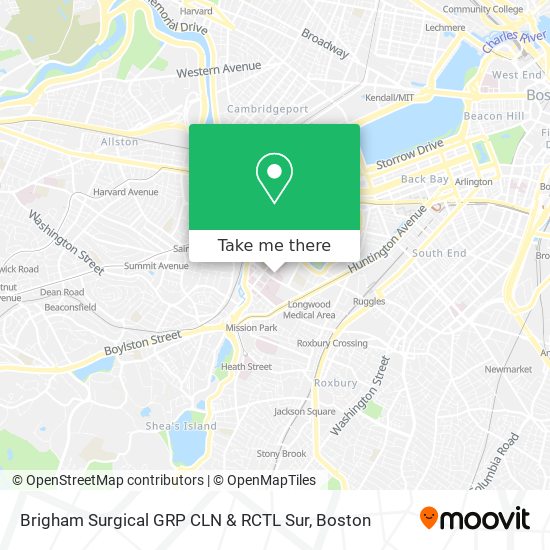 Mapa de Brigham Surgical GRP CLN & RCTL Sur