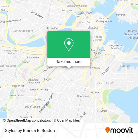 Styles by Bianca B map