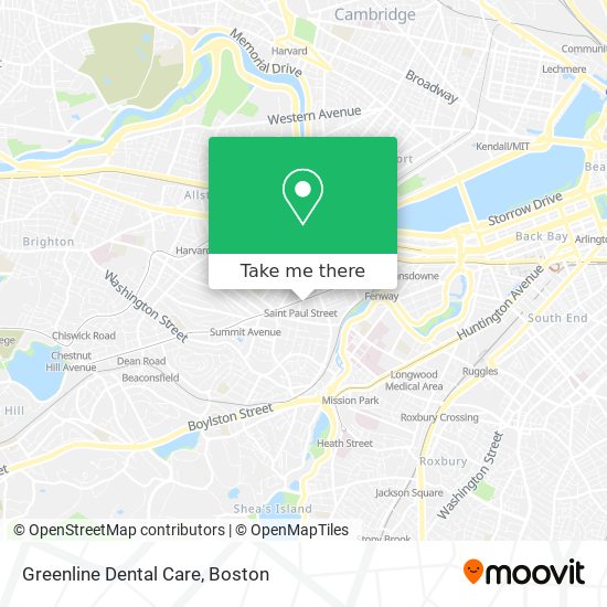 Mapa de Greenline Dental Care