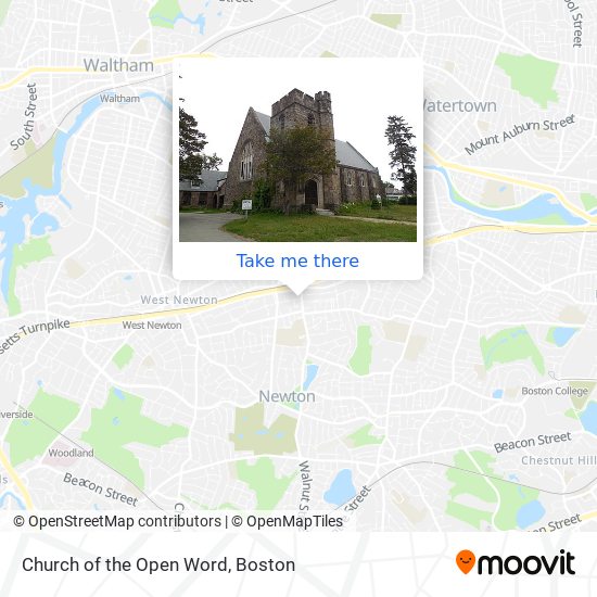 Mapa de Church of the Open Word