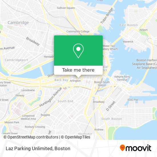 Laz Parking Unlimited map