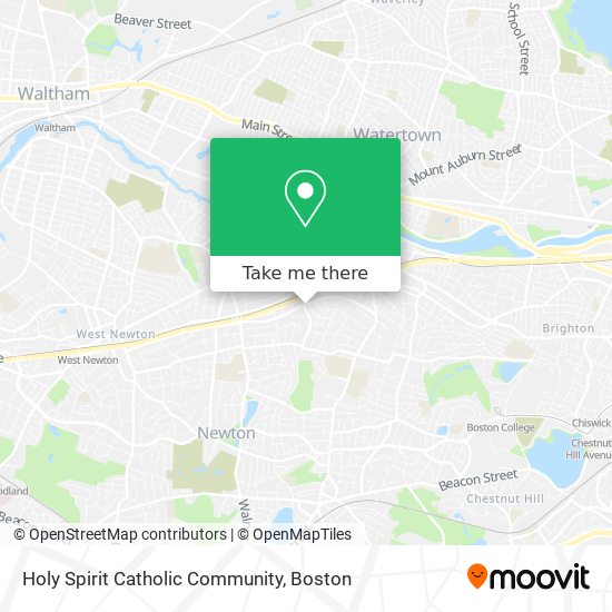 Holy Spirit Catholic Community map