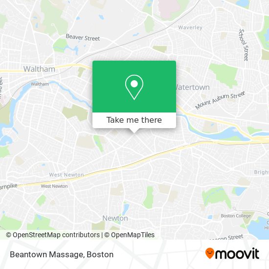 Beantown Massage map