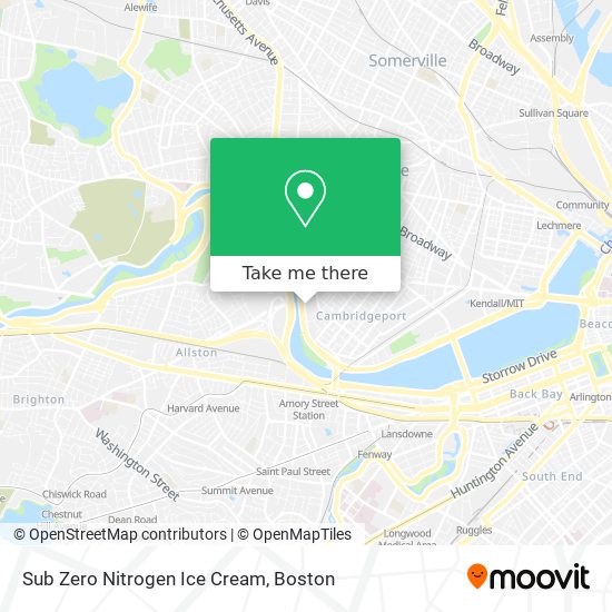 Mapa de Sub Zero Nitrogen Ice Cream