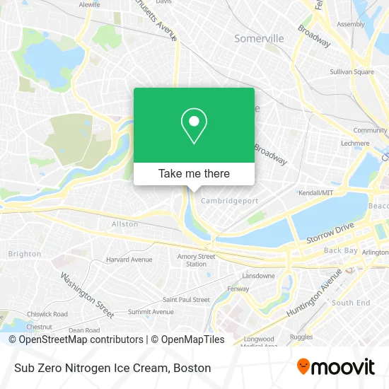 Sub Zero Nitrogen Ice Cream map