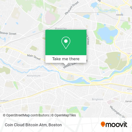 Coin Cloud Bitcoin Atm map