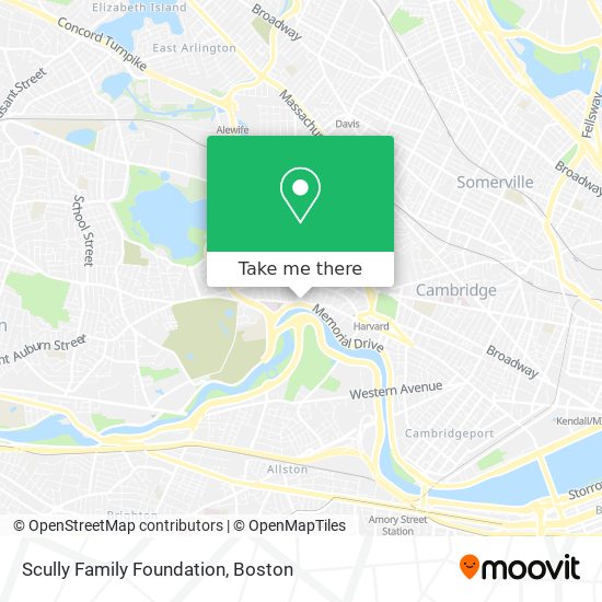 Mapa de Scully Family Foundation