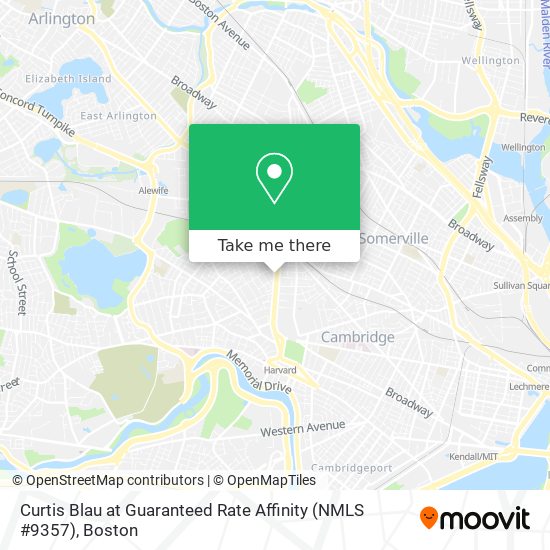 Mapa de Curtis Blau at Guaranteed Rate Affinity (NMLS #9357)