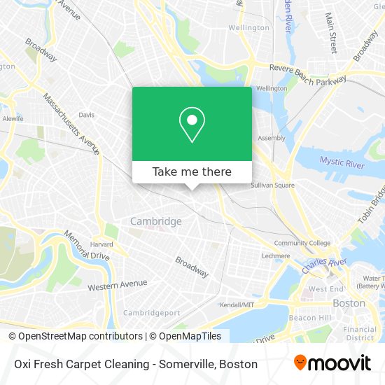Oxi Fresh Carpet Cleaning - Somerville map