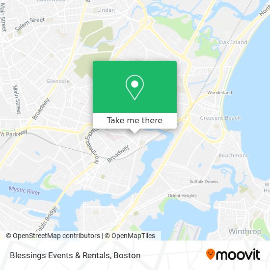Blessings Events & Rentals map