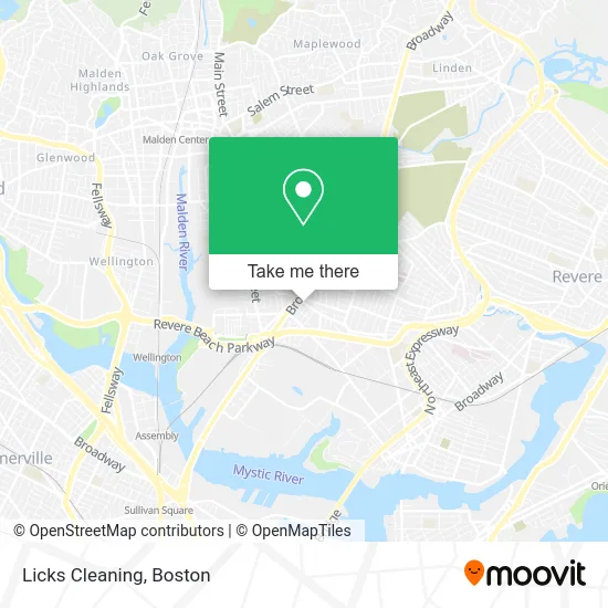 Licks Cleaning map