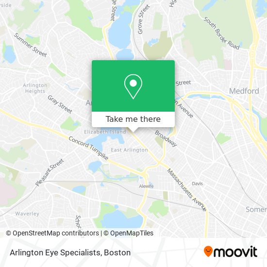 Mapa de Arlington Eye Specialists