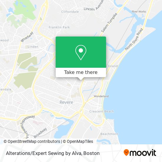 Mapa de Alterations / Expert Sewing by Alva